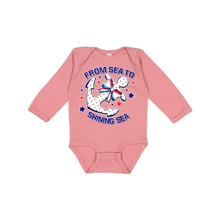 Inktastic From Sea to Shining Sea with Patriotic Anchor and Bow Gift Baby Boy or Baby Girl Long Sleeve Bodysuit
Inktastic From Sea to Shining Sea with Patriotic Anchor and Bow Gift Baby Boy or Baby Girl Long Sleeve Bodysuit