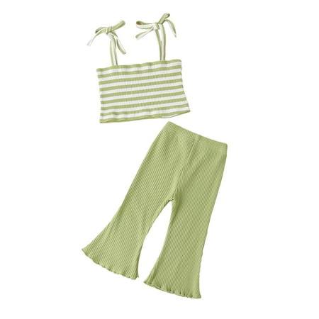 EYIIYE Newborn Baby Girls Square Collar Sleeveless Sling Stripe Tops + Elastic Long Pants Set 0-24 Months
EYIIYE Newborn Baby Girls Square Collar Sleeveless Sling Stripe Tops + Elastic Long Pants Set 0-24 Months