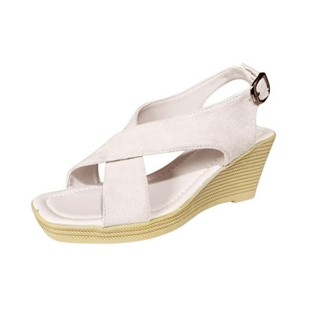 Wedge Sandals For Women Platform Dressy Summer Ankle Strap Open Toe Sandals Slingback Wedges High Heels Beach Sandals
Wedge Sandals For Women Platform Dressy Summer Ankle Strap Open Toe Sandals Slingback Wedges High Heels Beach Sandals