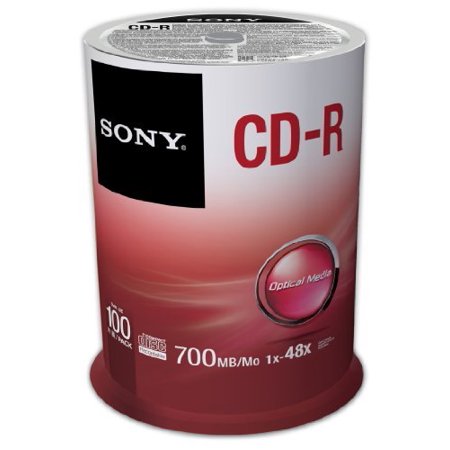 Sony 100cdq80sp Data Cd-rs, 100-ct Spindle Sony 100cdq80sp Data Cd-rs, 100-ct Spindle