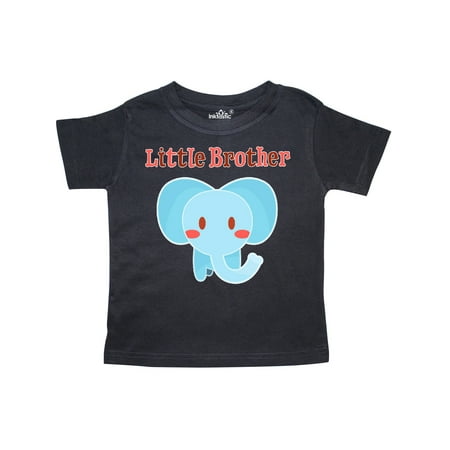 Inktastic Little Brother elephant Gift Toddler Boy Girl T-Shirt