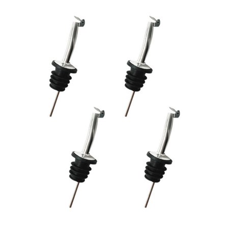 4/8/10PCS Wine Bottle Pour Flow Stainless Steel Pourer Spout Stopper