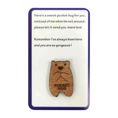AURIGATE Wooden Heart Pocket Hug Token with Hug Card Graduation Relationship Gift Birthday Love Pocket Reminder Keepsake Pocket Hearts Charms for Family Friend Colleagues Fathers Day Gifts
AURIGATE Wooden Heart Pocket Hug Token with Hug Card Graduation Relationship Gift Birthday Love Pocket Reminder Keepsake Pocket Hearts Charms for Family Friend Colleagues Fathers Day Gifts