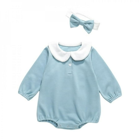 PROMOTION SALES!Baby Girl Bodysuit with Hairband One-Piece Toddler Clothes Colorblock Jumpsuit for Infant Boys Girls 0-24M
PROMOTION SALES!Baby Girl Bodysuit with Hairband One-Piece Toddler Clothes Colorblock Jumpsuit for Infant Boys Girls 0-24M