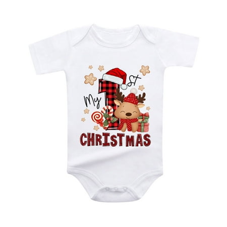 Boys Girls Short Sleeve Christmas Cartoon Letter Print Romper Bodysuit Fall Clothes Gymnastics Shirts for Girls Cute Baby Girl Girl 8 Months Old Baby Girl Clothes 12-18 Months Children s Dance Clothes
Boys Girls Short Sleeve Christmas Cartoon Letter Print Romper Bodysuit Fall Clothes Gymnastics Shirts for Girls Cute Baby Girl Girl 8 Months Old Baby Girl Clothes 12-18 Months Children s Dance Clothes