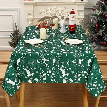 ZACOO Green Christmas Tableclothes for Rectangle Tables 60 x120 Festival Decoration Spillproof Fabric Table Cloth Waterproof Table Cover for Kitchen Dinning Room
ZACOO Green Christmas Tableclothes for Rectangle Tables 60 x120 Festival Decoration Spillproof Fabric Table Cloth Waterproof Table Cover for Kitchen Dinning Room