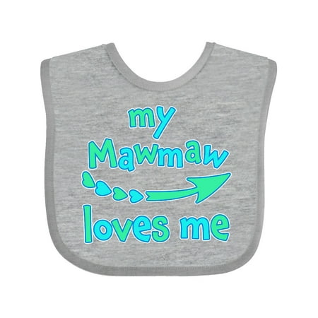 Inktastic My Mawmaw Loves Me- blue and green arrow hearts Gift Baby Boy or Baby Girl Bib
Inktastic My Mawmaw Loves Me- blue and green arrow hearts Gift Baby Boy or Baby Girl Bib