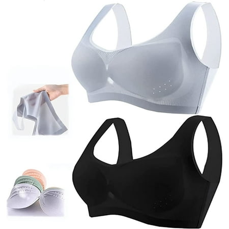 Esissenils Ultra-Thin Ice Silk Seamless Bra Ultra Thin Plus Size Butterfly Beauty Back Bra with Removable Pads
Esissenils Ultra-Thin Ice Silk Seamless Bra Ultra Thin Plus Size Butterfly Beauty Back Bra with Removable Pads