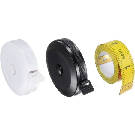Soft Tape Measure Set 60 and 79 Retractable Measuring Ruler with 150cm/60 Multicolor Soft Ruler for Body Cloth Sewing White Black
Soft Tape Measure Set 60 and 79 Retractable Measuring Ruler with 150cm/60 Multicolor Soft Ruler for Body Cloth Sewing White Black