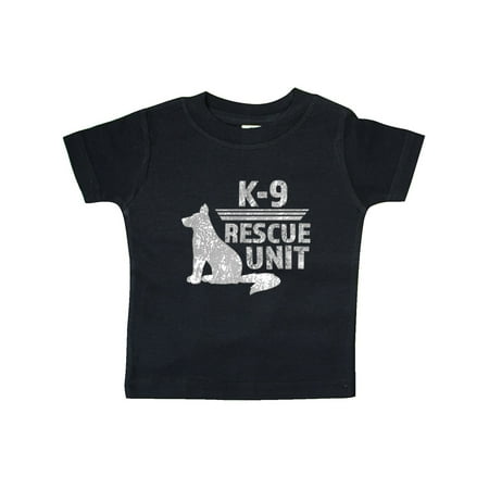 Inktastic German Shepard K-9 Rescue Unit Gift Baby Boy or Baby Girl T-Shirt