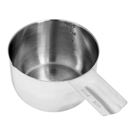 2 Cup Measuring Cup | 304 Stainless Steel Metal Measuring Cups | Kitchen Measure Cups Pitcher with Marking Scales for Baking Cooking Feeding Pets
2 Cup Measuring Cup | 304 Stainless Steel Metal Measuring Cups | Kitchen Measure Cups Pitcher with Marking Scales for Baking Cooking Feeding Pets