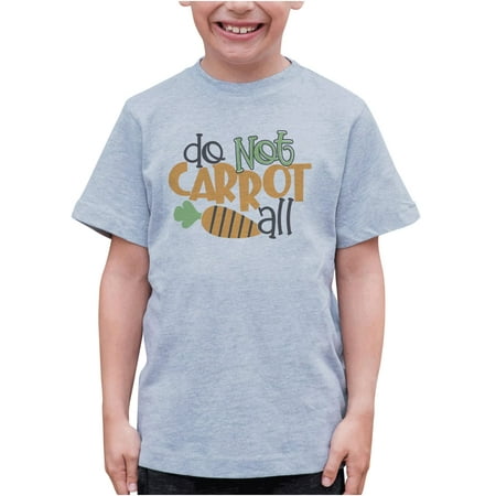 7 ate 9 Apparel Kid s Happy Easter Shirts - Funny Carrot Grey T-Shirt 3T