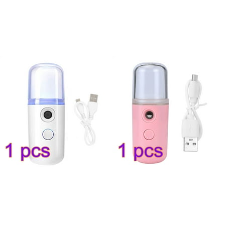 GeweYeeli Portable Face Moisturizing Sprayer USB Rechargeable Air Humidifier Handheld Water Atomizer 2pcs
GeweYeeli Portable Face Moisturizing Sprayer USB Rechargeable Air Humidifier Handheld Water Atomizer 2pcs