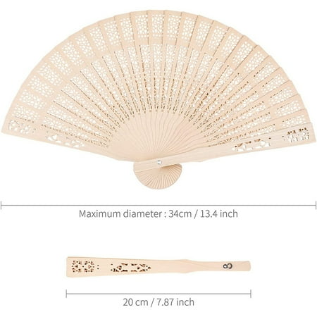 24 Pack Sandalwood Fan Wooden Folding Fan Chinese Sandalwood Personal Hand Held Openwork Wood Fan for Weddings Birthdays
24 Pack Sandalwood Fan Wooden Folding Fan Chinese Sandalwood Personal Hand Held Openwork Wood Fan for Weddings Birthdays