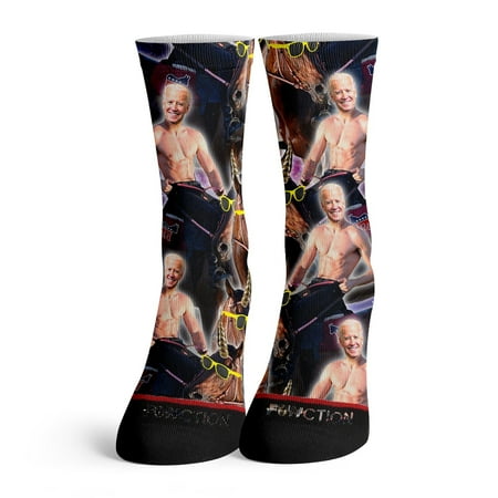 Function - Joe Biden Jacked With Abs Riding a Unicorn in Space Fashion Socks
Function - Joe Biden Jacked With Abs Riding a Unicorn in Space Fashion Socks
