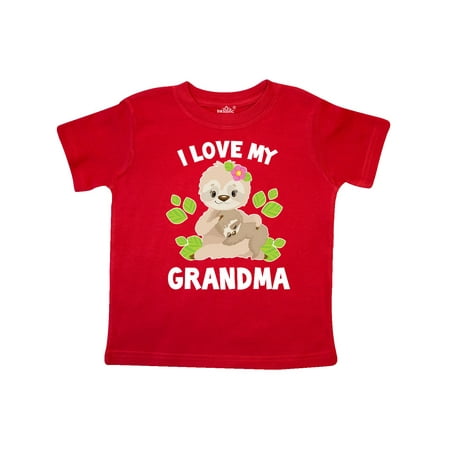 Inktastic Cute Sloth I Love My Grandma with Leaves Gift Toddler Boy or Toddler Girl T-Shirt
Inktastic Cute Sloth I Love My Grandma with Leaves Gift Toddler Boy or Toddler Girl T-Shirt