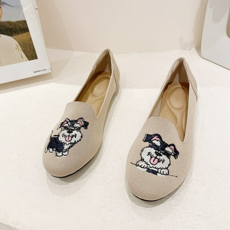 Round Toe Versatile Single Shoe For Women 2024 New Flying Woven Shoes Knitted Casual Oversized Women S Shoes-Puppy Apricot
Round Toe Versatile Single Shoe For Women 2024 New Flying Woven Shoes Knitted Casual Oversized Women S Shoes-Puppy Apricot