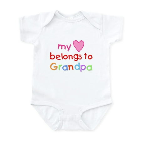CafePress - My Heart Belongs To Grandpa (A) Infant Bodysuit - Baby Light Bodysuit Size Newborn - 24 Months
CafePress - My Heart Belongs To Grandpa (A) Infant Bodysuit - Baby Light Bodysuit Size Newborn - 24 Months