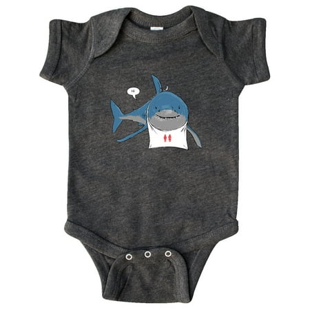 Inktastic Shark Dinner Gift Baby Boy or Baby Girl Bodysuit