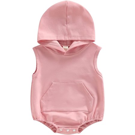 PIKADINGNIS Unisex Baby Boys Girls Summer Clothes Sleeveless Hoodie Romper Bodysuit with Kangroo Pocket Infant One Piece Outfits
PIKADINGNIS Unisex Baby Boys Girls Summer Clothes Sleeveless Hoodie Romper Bodysuit with Kangroo Pocket Infant One Piece Outfits