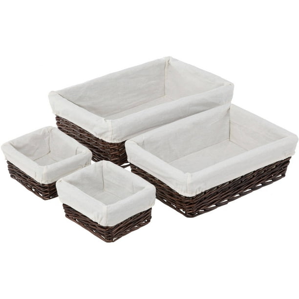Better Homes and Gardens Willow Baskets, 4pk