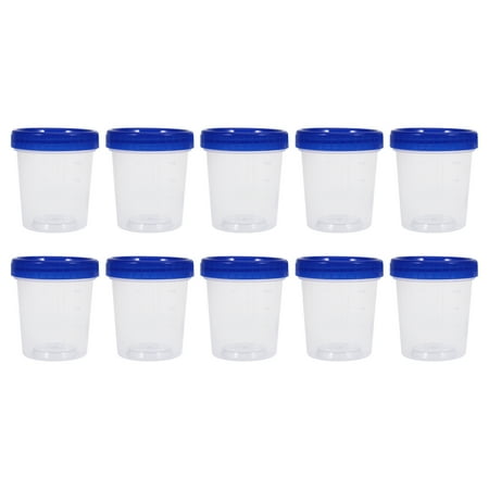 NUOLUX 10pcs 120ml Disposable Plastic Measuring Cups with Lid Transparent Specimen Cup
NUOLUX 10pcs 120ml Disposable Plastic Measuring Cups with Lid Transparent Specimen Cup
