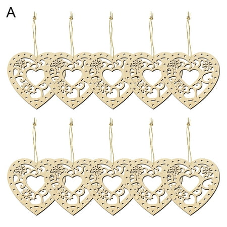 GYMNASTIKA 10 Pcs Wooden Pendant Burr Free Heart Shape Portable Wedding DIY Carved Embellishment Hanging Decor for Gift Brown Wood
GYMNASTIKA 10 Pcs Wooden Pendant Burr Free Heart Shape Portable Wedding DIY Carved Embellishment Hanging Decor for Gift Brown Wood