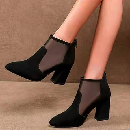 Midewhik Shoes Boots Chunky Heels Fashion Zipper Women s Short Mesh Retro High Breathable Women s Boots
Midewhik Shoes Boots Chunky Heels Fashion Zipper Women s Short Mesh Retro High Breathable Women s Boots