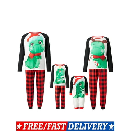 Christmas Family Matching Pajamas Set Xmas Dinosaur Print Pjs Suit Long Sleeve T Shirt Loose Pants Sleepwear Outfits
Christmas Family Matching Pajamas Set Xmas Dinosaur Print Pjs Suit Long Sleeve T Shirt Loose Pants Sleepwear Outfits