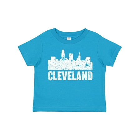 Inktastic Cleveland Skyline Grunge Gift Toddler Boy or Toddler Girl T-Shirt