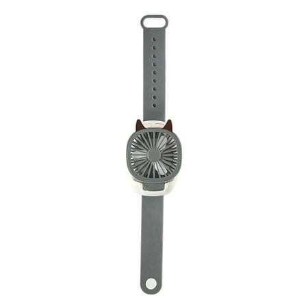 ZHENYEMEI Cooling Fan USB Rechargeable Watch Fan Adjustable Portable Air Cooler with Colorful Light Gray
ZHENYEMEI Cooling Fan USB Rechargeable Watch Fan Adjustable Portable Air Cooler with Colorful Light Gray