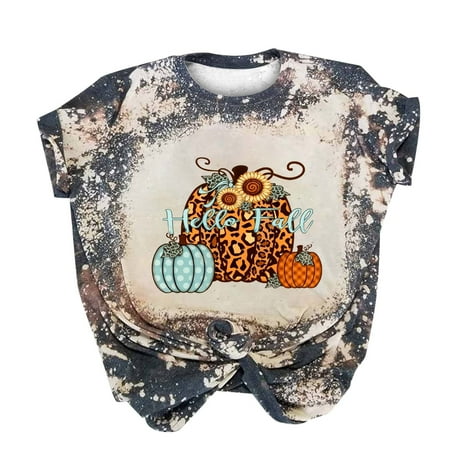 Plus Size Tops for Women Womens Shirts Women Leisure Short Sleeve Digital Tie Printed Crew Neck Loose Fit T-Shirt Blouse Tops Nursing Tank Tops Black Corset Top Clearance Blue L
Plus Size Tops for Women Womens Shirts Women Leisure Short Sleeve Digital Tie Printed Crew Neck Loose Fit T-Shirt Blouse Tops Nursing Tank Tops Black Corset Top Clearance Blue L