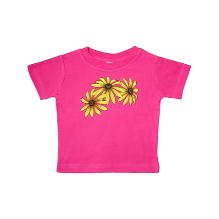 Inktastic Black Eyed Susans Flowers Gift Baby Boy or Baby Girl T-Shirt