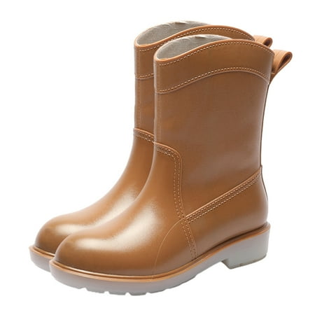 Mid Calf Rain Boots Fashionable Comfortable Shoes Waterproof Non-Slip Boots for Women for Outdoor Camping Hiking 39 Chocolate
Mid Calf Rain Boots Fashionable Comfortable Shoes Waterproof Non-Slip Boots for Women for Outdoor Camping Hiking 39 Chocolate