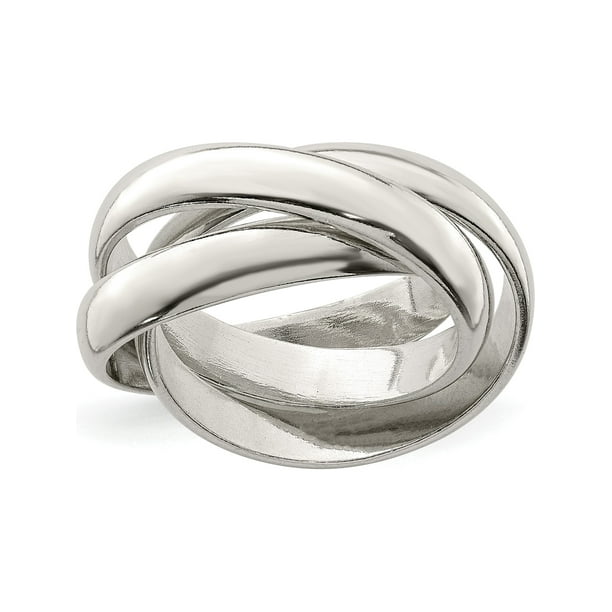 Designer Sterling Silver Rolling Band Ring Made In United States -Jewelry By Sweet Pea Creations