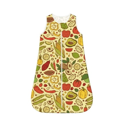Cauagu Fruits And Vegetables for Infant Wearable Blanket Unisex Girl Boy Swaddle Transition Sack - Newborn Essentials Sleep Clothes-Large
Cauagu Fruits And Vegetables for Infant Wearable Blanket Unisex Girl Boy Swaddle Transition Sack - Newborn Essentials Sleep Clothes-Large