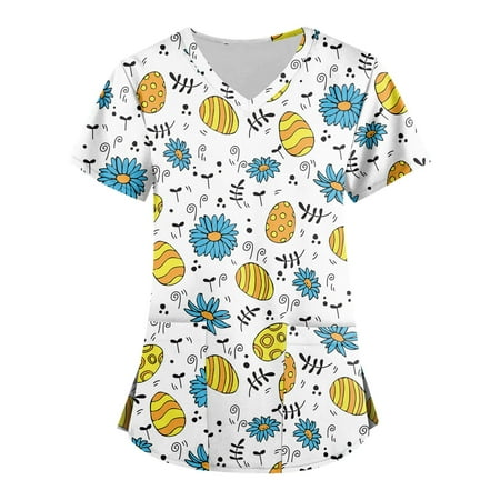 Fragarn Scrub Tops Women Print Print Nurse Uniforms for Women Short Sleeve V-Neck Shirts Tee Tops with Pockets(Multicolor 2XL)
Fragarn Scrub Tops Women Print Print Nurse Uniforms for Women Short Sleeve V-Neck Shirts Tee Tops with Pockets(Multicolor 2XL)