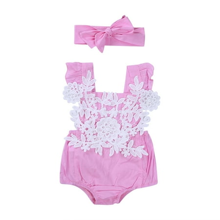 Arvbitana Baby Girl Summer Romper with Hair Band Lace Ruffle Sleeveless Rectangle Neck Outfit
Arvbitana Baby Girl Summer Romper with Hair Band Lace Ruffle Sleeveless Rectangle Neck Outfit