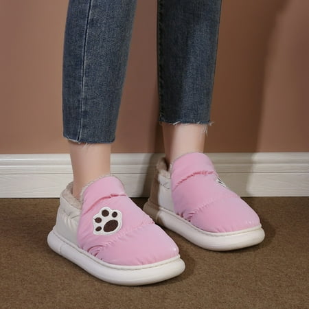 Cathalem Women s Snow Boots Ladies Fashion Color Matching Cotton Slippers Plush Warm Insulated Work Boots for Women for Snow Pink 6
Cathalem Women s Snow Boots Ladies Fashion Color Matching Cotton Slippers Plush Warm Insulated Work Boots for Women for Snow Pink 6