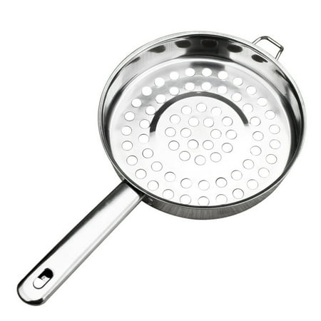 Stainless Steel Large Mesh Strainer with Long Handle Flat Kitchen Colander Spoon
Stainless Steel Large Mesh Strainer with Long Handle Flat Kitchen Colander Spoon