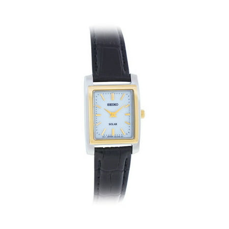 Seiko Women's Solar Watch with Leather Strap