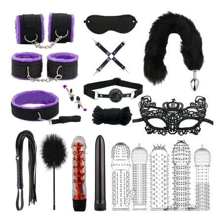 YUOPEEA 19 Pcs Game Accessories Adjustable Kit Beginner Sex Toys for Couples Womens Mens