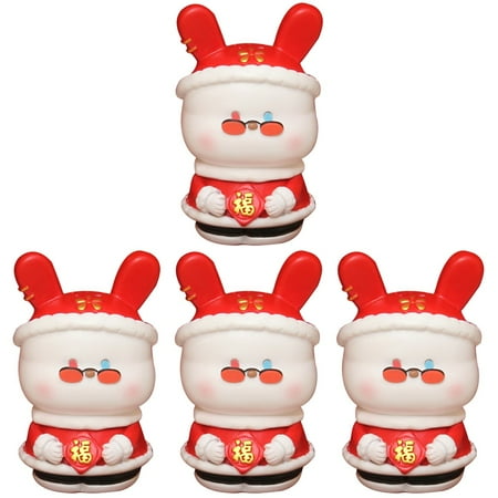 FRCOLOR 4pcs Rabbit Shape Toothpick Holder Resin Toothpick Dispenser Desktop Resin Rabbit Statue Decor
FRCOLOR 4pcs Rabbit Shape Toothpick Holder Resin Toothpick Dispenser Desktop Resin Rabbit Statue Decor