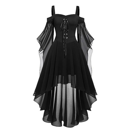 Dresses For Women Plus Size Fashion Gothic Style Vintage Midi Dress Croset Long Flare Sleeve Irregular Length Dress Short Sleeve Chiffon Dress Party Dress Dresses for Women Blue
Dresses For Women Plus Size Fashion Gothic Style Vintage Midi Dress Croset Long Flare Sleeve Irregular Length Dress Short Sleeve Chiffon Dress Party Dress Dresses for Women Blue