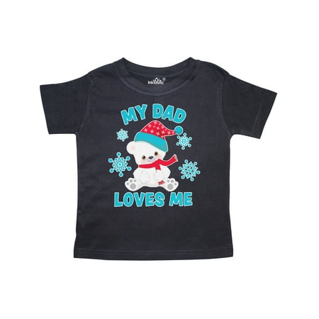 Inktastic Polar Bear My Dad Loves Me in Santa Hat with Snowflakes Gift Toddler Boy or Toddler Girl T-Shirt
Inktastic Polar Bear My Dad Loves Me in Santa Hat with Snowflakes Gift Toddler Boy or Toddler Girl T-Shirt