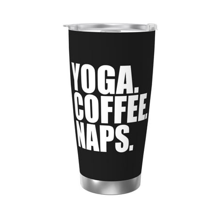 Yoga Coffee 20 Oz Water Bottle Insulated Tumblers Stainless Steel Cups Double Wall Tumbler with Lid
Yoga Coffee 20 Oz Water Bottle Insulated Tumblers Stainless Steel Cups Double Wall Tumbler with Lid