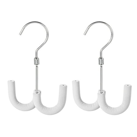 Multipurpose Hooks 2Pcs Non-Slip Tie Rack Hanging Hook Closet Accessory Organizer Holders 170x110mm/LxW Grey
Multipurpose Hooks 2Pcs Non-Slip Tie Rack Hanging Hook Closet Accessory Organizer Holders 170x110mm/LxW Grey