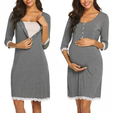 Kiplyki Wholesale Pregnant Women Clothes Half Sleeve Maternity Breastfeeding Casual Lace Dress
Kiplyki Wholesale Pregnant Women Clothes Half Sleeve Maternity Breastfeeding Casual Lace Dress