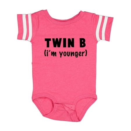 Inktastic Twin B (i m Younger) Gift Baby Boy or Baby Girl Bodysuit