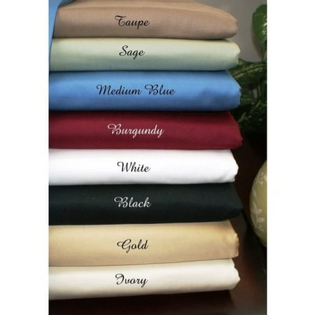 5 SIZES-600TC Solid Egyptian Cotton Bed Sheet Sets